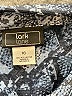 Lark Lane Paisley Silver Long Sleeve Blouse Size 16 - photo 7