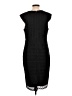 Tahari 100% Polyester Chevron-herringbone Black Cocktail Dress Size 14 - photo 2