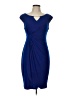 Connected Apparel Blue Cocktail Dress Size 10 (petite) - photo 1