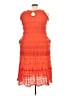 Unbranded Orange Cocktail Dress Size 4X (estimated) - photo 2