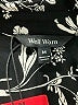 Well Worn 100% Viscose Black Kimono Size M - photo 6