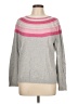 Talbots Outlet Stripes Gray Pullover Sweater Size L - photo 1