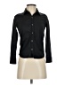 Weissman Houndstooth Black Long Sleeve Blouse Size M - photo 1