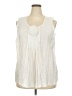 Van Heusen Ivory Sleeveless Blouse Size XXL - photo 1