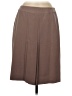 Amanda Smith Solid Brown Formal Skirt Size 8 - photo 1