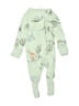 Carter's Tropical Green Long Sleeve Onesie Size Preemie - photo 2