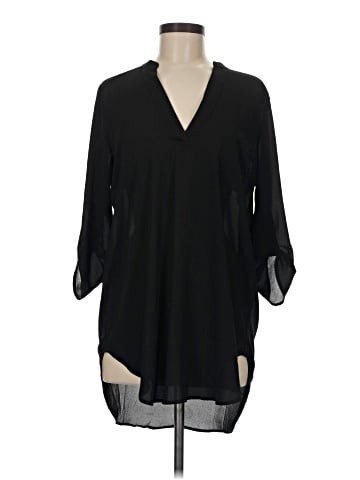 All in Favor 3/4 Sleeve Blouse (view 1)