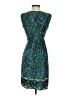Max Studio Paisley Teal Cocktail Dress Size XS - photo 2