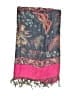 Unbranded Paisley Pink Brown Scarf One size - photo 2