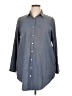 Umgee Gray 3/4 Sleeve Button-Down Shirt Size 1X - photo 1