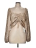 Jonathan Simkhai Gold Long Sleeve Blouse Size M - photo 1