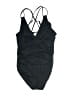 La Blanca Solid Black One Piece Swimsuit Size M (estimated) - photo 1