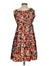 Unbranded Print Orange Casual Dress Size XXS (estimated) - photo 2