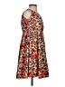 Unbranded Print Orange Casual Dress Size XXS (estimated) - photo 4