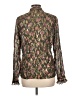 Caballero 100% Viscose Brown Long Sleeve Blouse Size L - photo 2