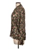 Caballero 100% Viscose Brown Long Sleeve Blouse Size L - photo 5