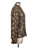 Caballero 100% Viscose Brown Long Sleeve Blouse Size L - photo 4