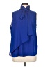 Molly Bracken 100% Polyester Blue Sleeveless Blouse Size M - photo 1