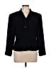 B. Moss 100% Acetate Black Blazer Size 12 - photo 1