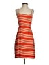 J.Crew Stripes Orange Casual Dress Size 0 - photo 1