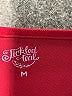Tickled Teal Burgundy Long Sleeve Blouse Size M - photo 7