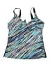 Assorted Brands Print Blue Swimsuit Top Size M - photo 1