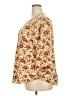 Torrid Floral Orange 3/4 Sleeve Blouse Size 3X Plus (3) - photo 5