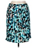 Cato Print Teal Casual Skirt Size M - photo 1
