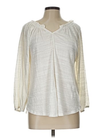 Cable & Gauge 3/4 Sleeve Blouse (view 1)