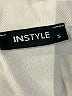 INSTYLE Ivory 3/4 Sleeve Button-Down Shirt Size S - photo 7