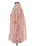 Fate 100% Rayon Stripes Orange Long Sleeve Button-Down Shirt Size S - photo 5