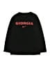 Nike 100% Polyester Black Long Sleeve Top Size S (kids) - photo 1