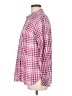 Talbots Checkered-gingham Pink Long Sleeve Button-Down Shirt Size M - photo 5