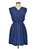 Assorted Brands Chevron-herringbone Blue Casual Dress Size L - photo 1