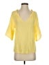 Michael Stars Yellow Short Sleeve Blouse Size XS - photo 1