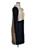 Rosso35 Color Block Tan Casual Dress Size 14 - photo 4