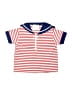 USA Soft Spun 100% Polyester Red Short Sleeve Top 6-9 MO / 9 MO - photo 1