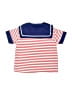 USA Soft Spun 100% Polyester Red Short Sleeve Top 6-9 MO / 9 MO - photo 2