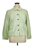 Appleseeds Green 3/4 Sleeve Button-Down Shirt Size XL (petite) - photo 1
