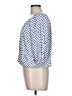 MICHAEL Michael Kors 100% Viscose Blue 3/4 Sleeve Blouse Size L - photo 5