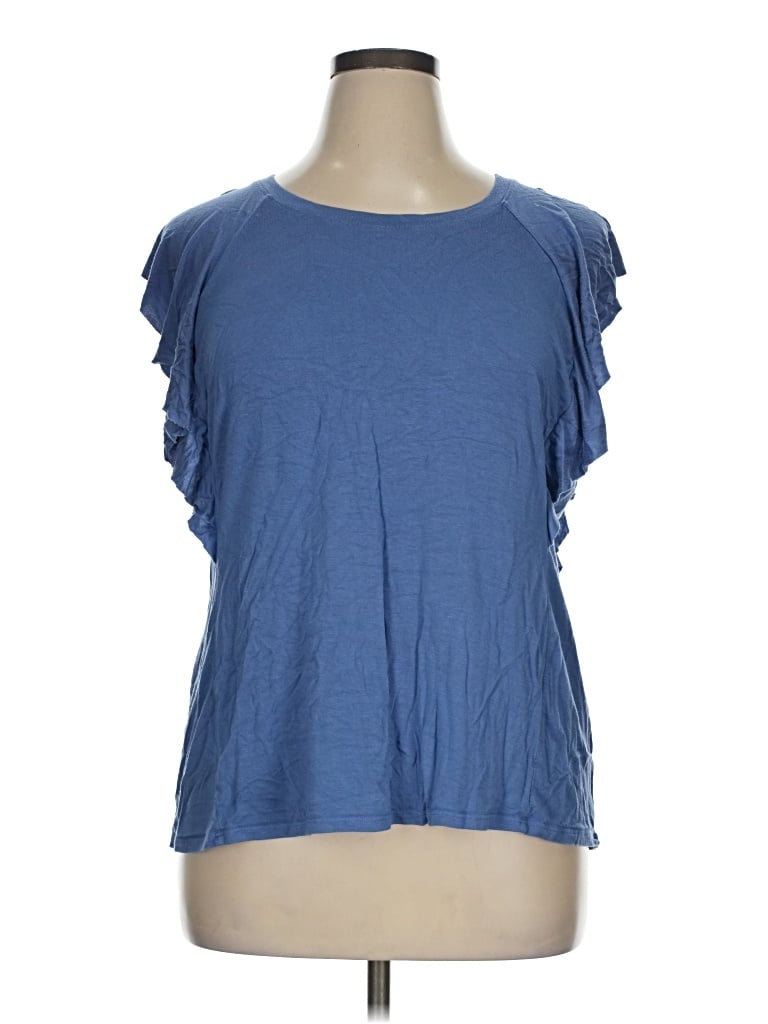 Pre-owned Nine Britton Sleeveless T-shirt In Blue
