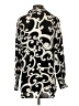 Neiman Marcus 100% Polyester Paisley Black Long Sleeve Blouse Size S - photo 2