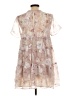 Freestyle 100% Polyester Tan Casual Dress Size L - photo 2