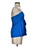 Trina Turk Blue Sleeveless Blouse Size 4 - photo 4