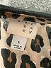 A New Day 100% Polyester Animal Print Brown Short Sleeve Blouse Size L - photo 7