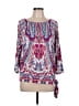 Chico's Purple 3/4 Sleeve Blouse Size L - photo 1