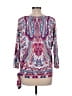 Chico's Purple 3/4 Sleeve Blouse Size L - photo 2