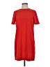 Ann Taylor 100% Polyester Solid Red Casual Dress Size 4 (petite) - photo 1