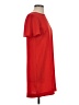 Ann Taylor 100% Polyester Solid Red Casual Dress Size 4 (petite) - photo 4