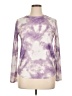 Ocean + Coast Tie-dye Purple Long Sleeve Top Size XL (estimated) - photo 1